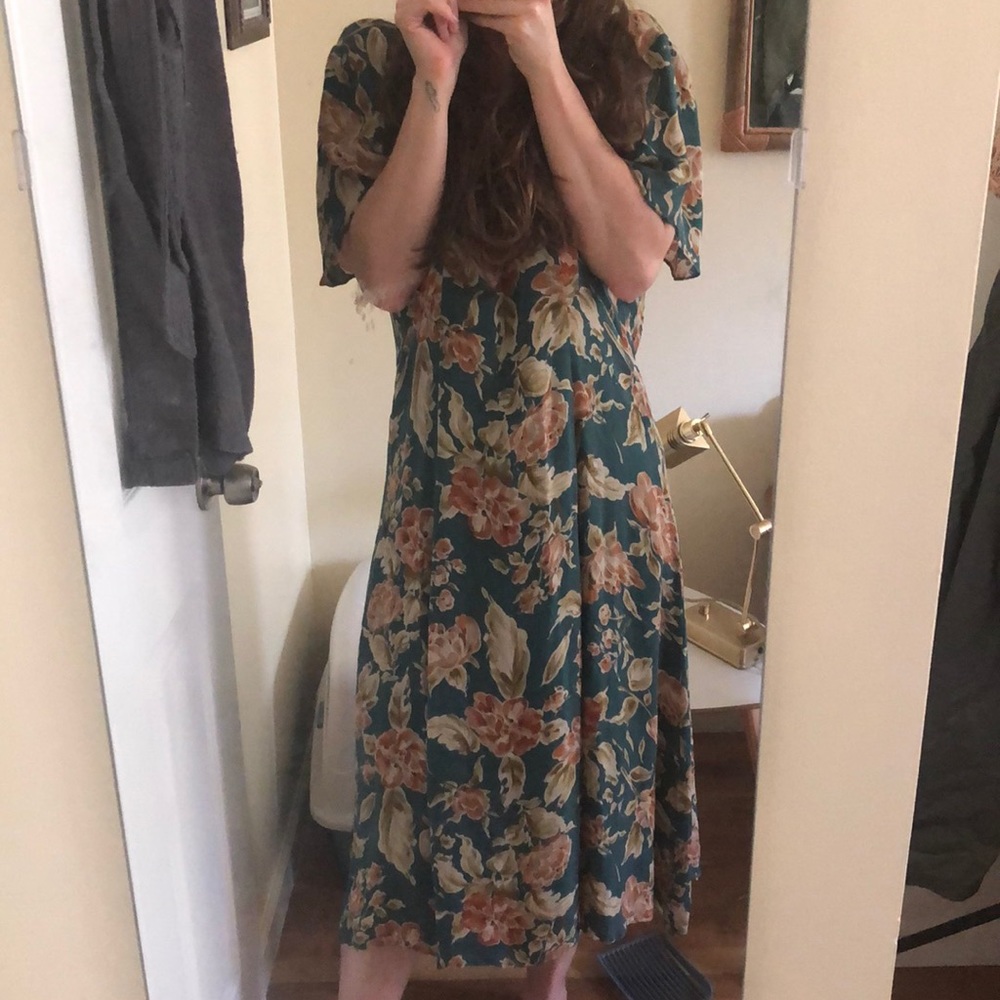Gorgeous silk floral dress